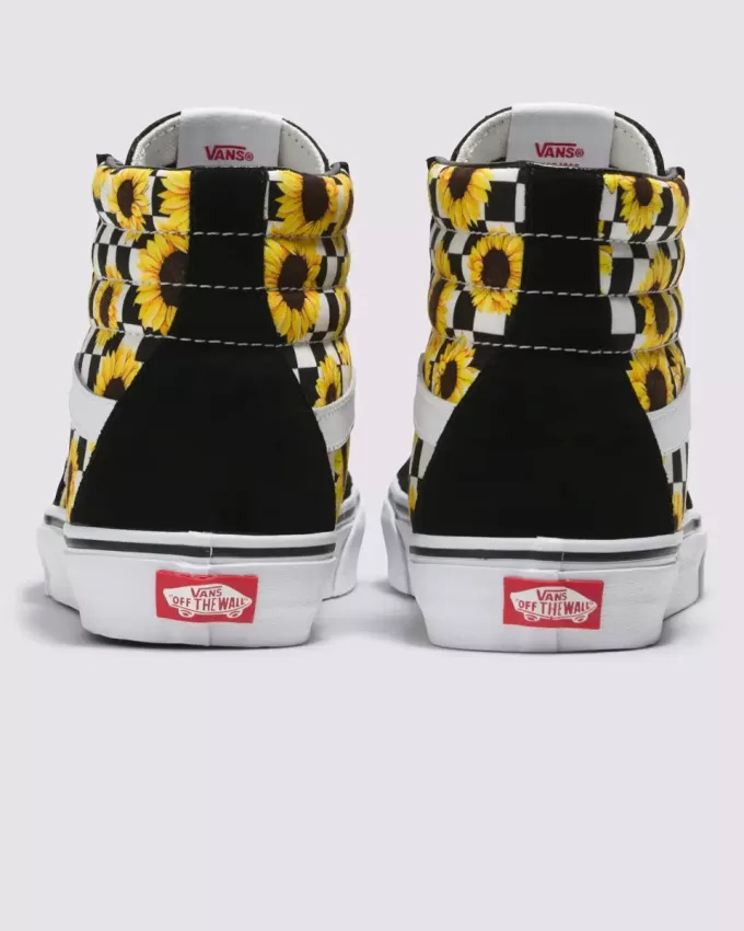 Pantof Customs Sk8-Hi Checkerboard