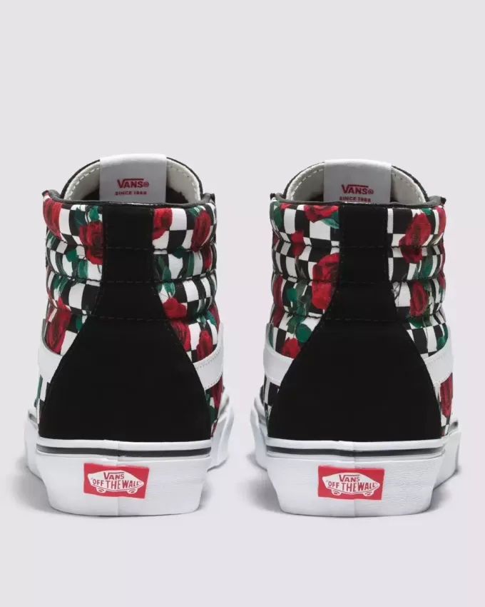 Pantof Customs Sk8-Hi Checkerboard Pantof Customs Sk8-Hi Checkerboard