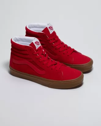 Pantof Customs Sk8-Hi din piele intoarsa
