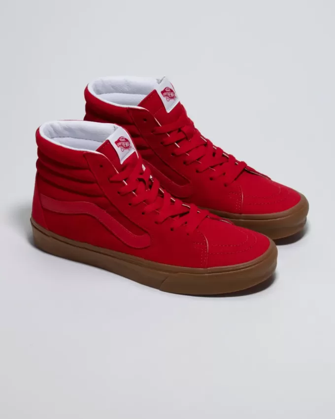Pantof Customs Sk8-Hi din piele intoarsa Pantof Customs Sk8-Hi din piele intoarsa