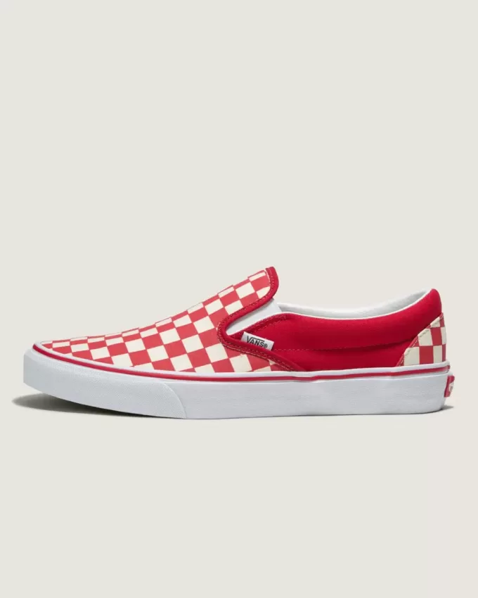Pantof lat cu tablă de șah Customs Classic Slip-On Pantof lat cu tablă de șah Customs Classic Slip-On