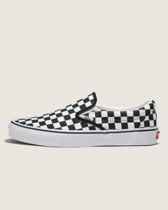 Pantof lat cu tablă de șah Customs Classic Slip-On