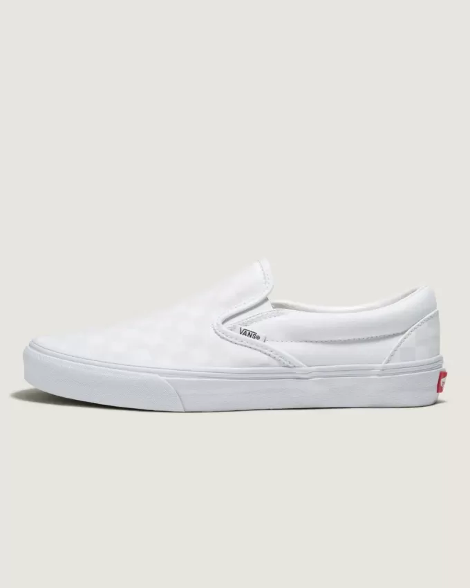 Pantof lat cu tablă de șah Customs Classic Slip-On Pantof lat cu tablă de șah Customs Classic Slip-On