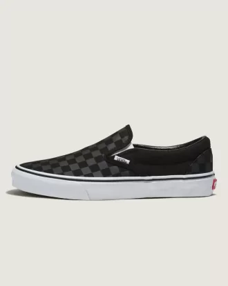 Pantof lat cu tablă de șah Customs Classic Slip-On