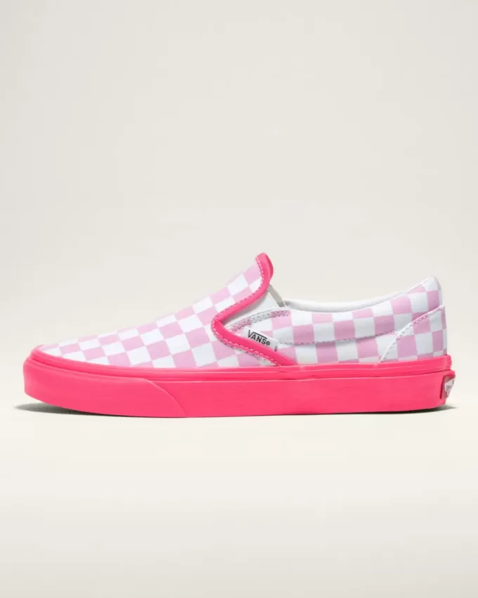 Pantof lat cu tablă de șah Customs Classic Slip-On Pantof lat cu tablă de șah Customs Classic Slip-On