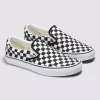 Pantof lat cu tablă de șah Customs Classic Slip-On Pantof lat cu tablă de șah Customs Classic Slip-On