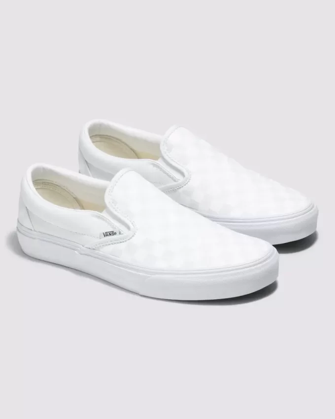 Pantof lat cu tablă de șah Customs Classic Slip-On Pantof lat cu tablă de șah Customs Classic Slip-On