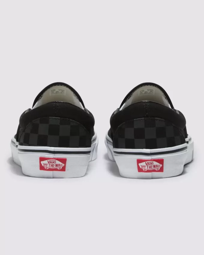 Pantof lat cu tablă de șah Customs Classic Slip-On Pantof lat cu tablă de șah Customs Classic Slip-On