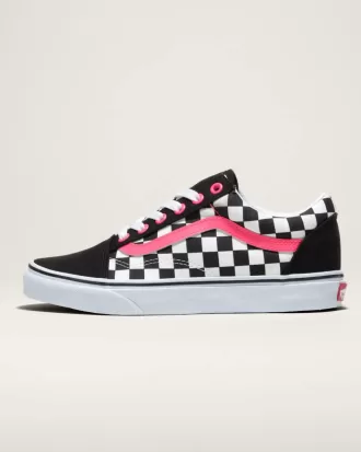 Pantof lat cu tablă de șah Customs Old Skool