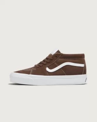 Pantof premium Sk8-Mid din piele intoarsa