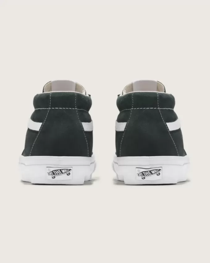 Pantof premium Sk8-Mid din piele intoarsa Pantof premium Sk8-Mid din piele intoarsa