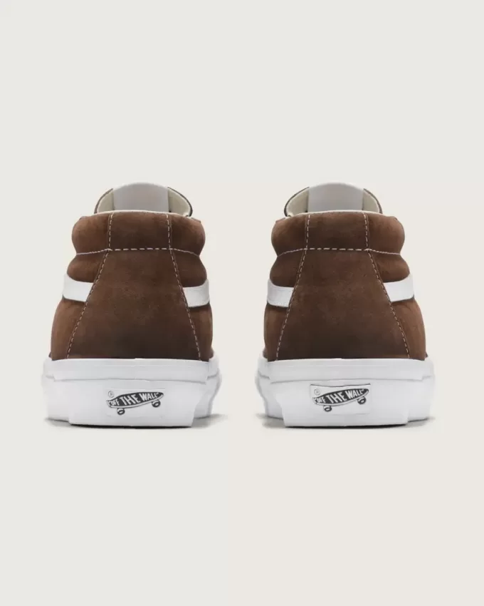 Pantof premium Sk8-Mid din piele intoarsa Pantof premium Sk8-Mid din piele intoarsa