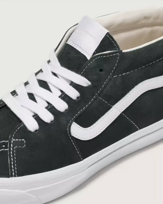 Pantof premium Sk8-Mid din piele intoarsa Pantof premium Sk8-Mid din piele intoarsa
