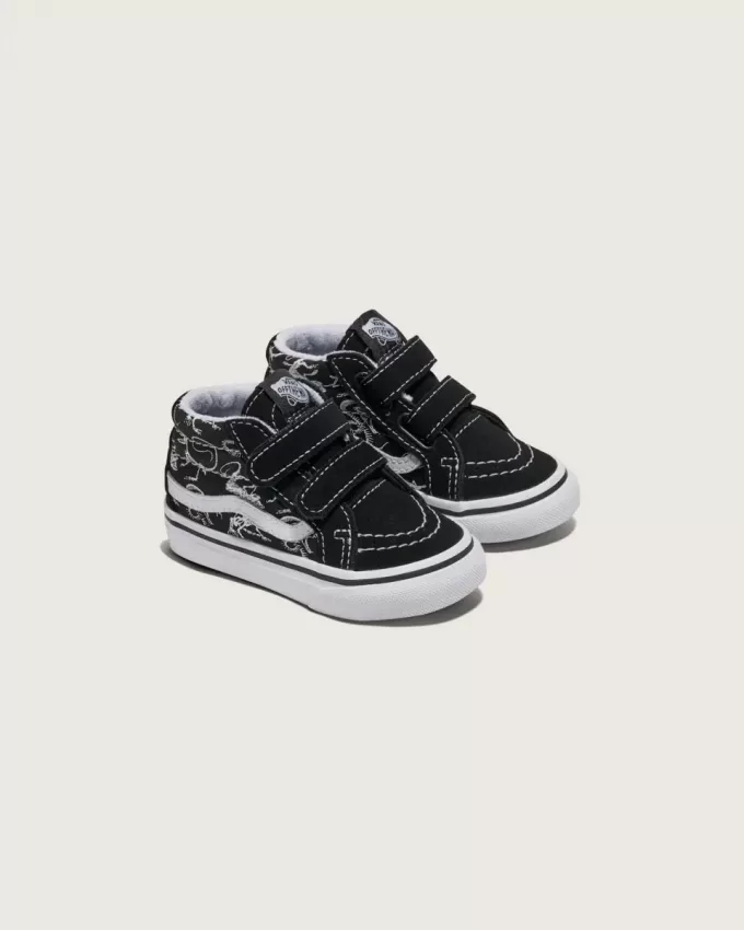 Pantof Sk8-Mid Reissue V Skeletons pentru copil mic Pantof Sk8-Mid Reissue V Skeletons pentru copil mic
