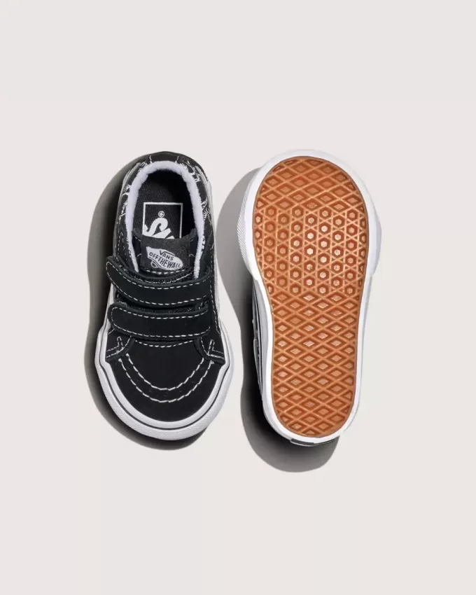 Pantof Sk8-Mid Reissue V Skeletons pentru copil mic Pantof Sk8-Mid Reissue V Skeletons pentru copil mic