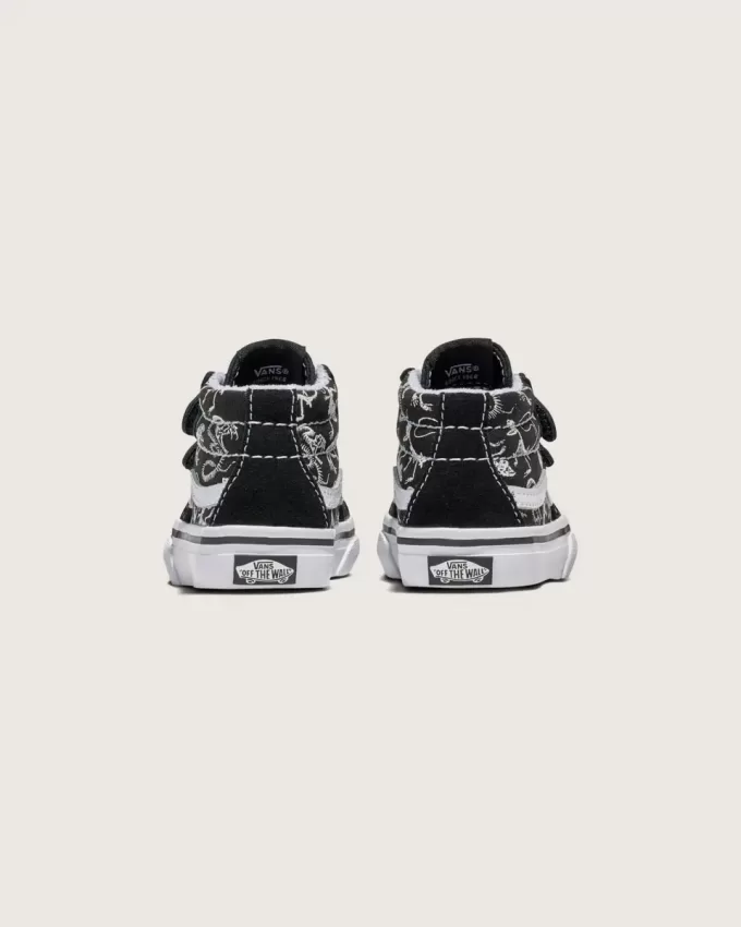 Pantof Sk8-Mid Reissue V Skeletons pentru copil mic Pantof Sk8-Mid Reissue V Skeletons pentru copil mic