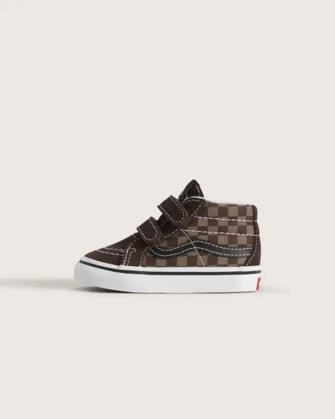 Pantof Sk8-Mid V Checkerboard pentru copil mic