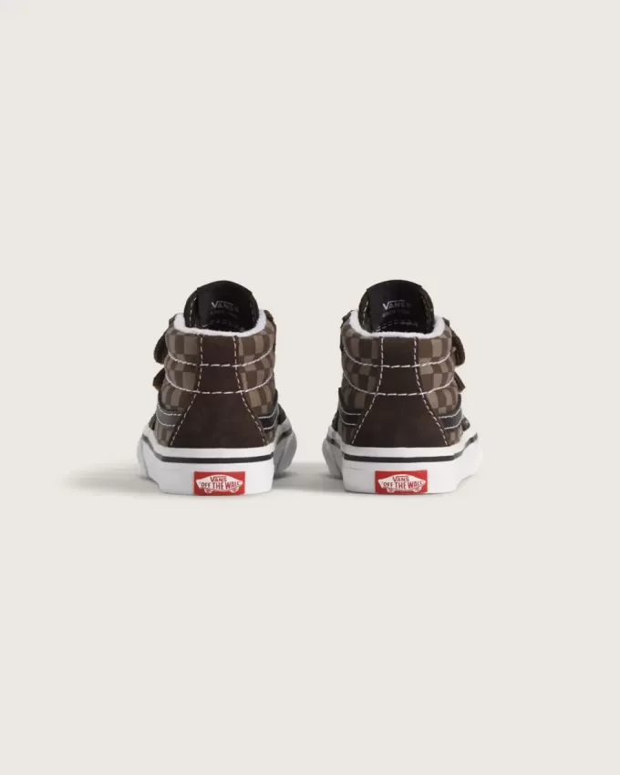 Pantof Sk8-Mid V Checkerboard pentru copil mic