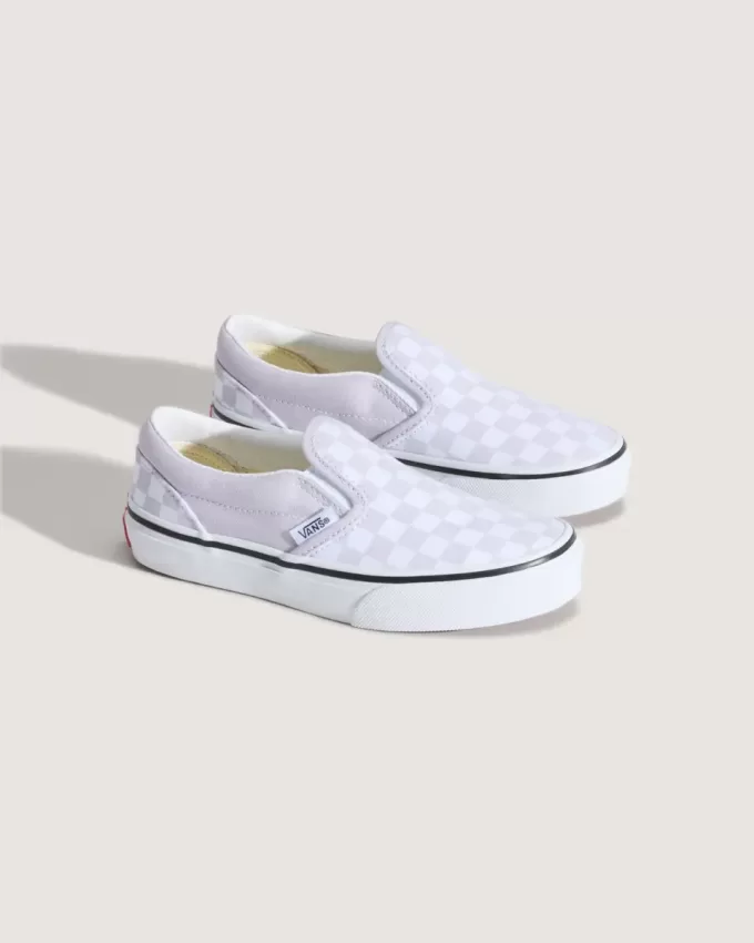 Pantofi clasici cu tablă de șah pentru copii mici