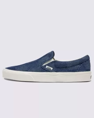 Pantofi clasici din denim cu slip-on