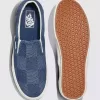 Pantofi clasici din denim cu slip-on
