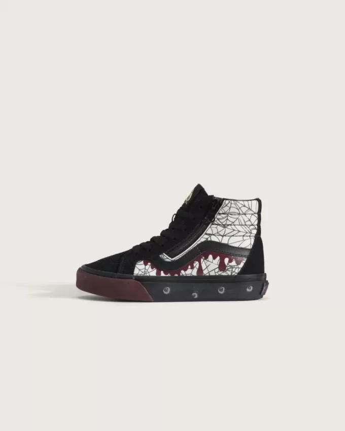 Pantofi de Halloween Sk8-Hi Side Zip pentru copii mici Pantofi de Halloween Sk8-Hi Side Zip pentru copii mici