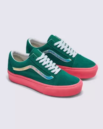 Pantofi din piele intoarsa cu platforma Customs Old Skool