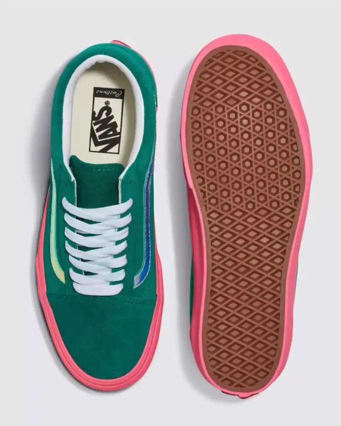 Pantofi din piele intoarsa cu platforma Customs Old Skool