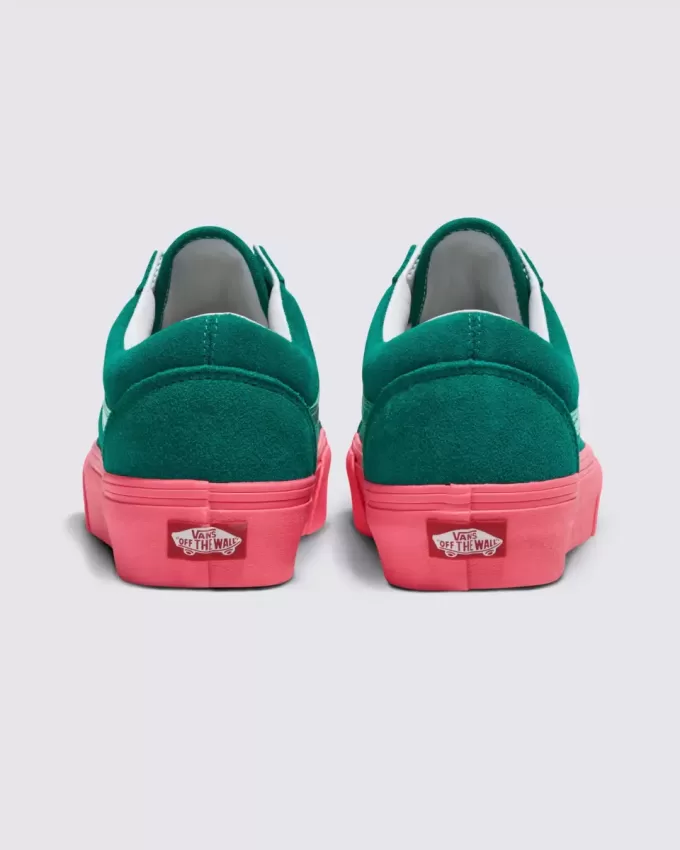Pantofi din piele intoarsa cu platforma Customs Old Skool
