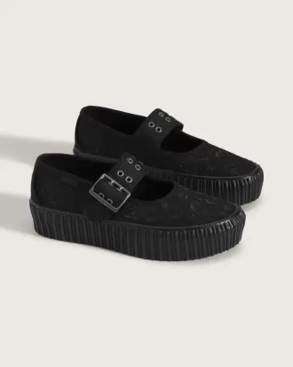 Pantofi Mary Jane Creeper