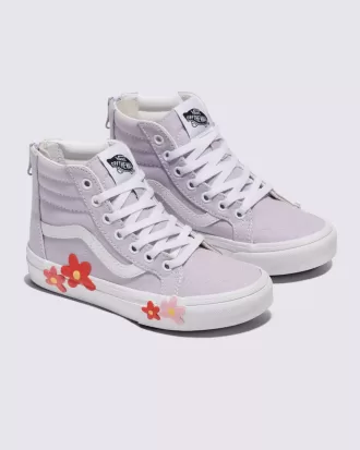 Pantofi pentru copii Sk8-Hi-Zip Flower Pantofi pentru copii Sk8-Hi-Zip Flower