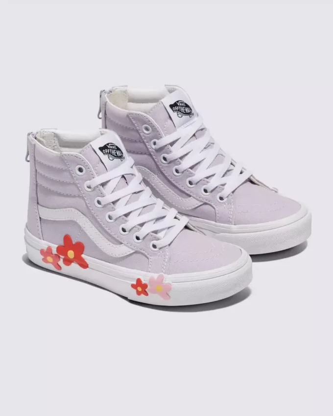 Pantofi pentru copii Sk8-Hi-Zip Flower Pantofi pentru copii Sk8-Hi-Zip Flower