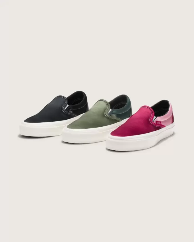 Pantofi Premium Classic Slip-On din satin Pantofi Premium Classic Slip-On din satin