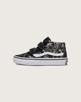 Pantofi schelet Sk8-Mid Reissue V pentru copii mici
