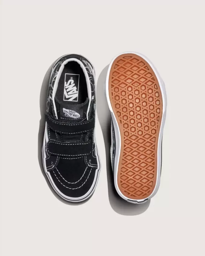 Pantofi schelet Sk8-Mid Reissue V pentru copii mici Pantofi schelet Sk8-Mid Reissue V pentru copii mici