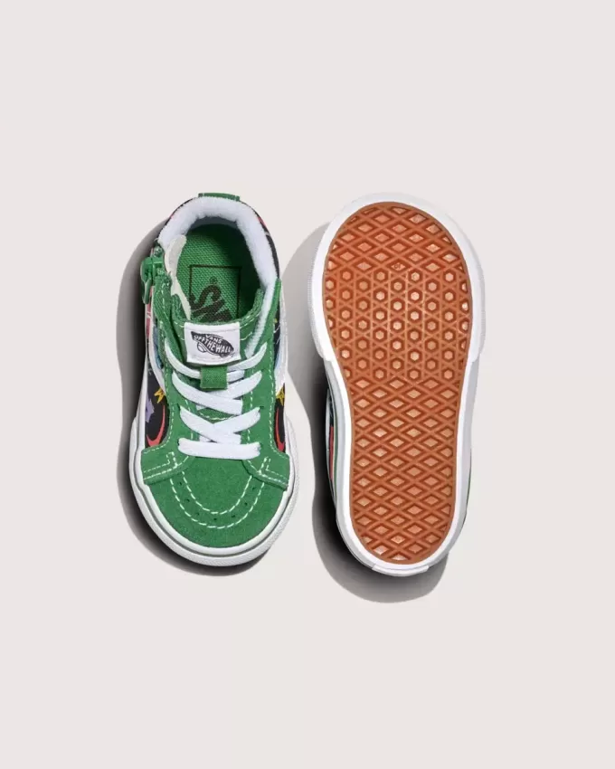 Pantofi Sk8-Hi Reissue Side Zip Shark pentru copii mici Pantofi Sk8-Hi Reissue Side Zip Shark pentru copii mici