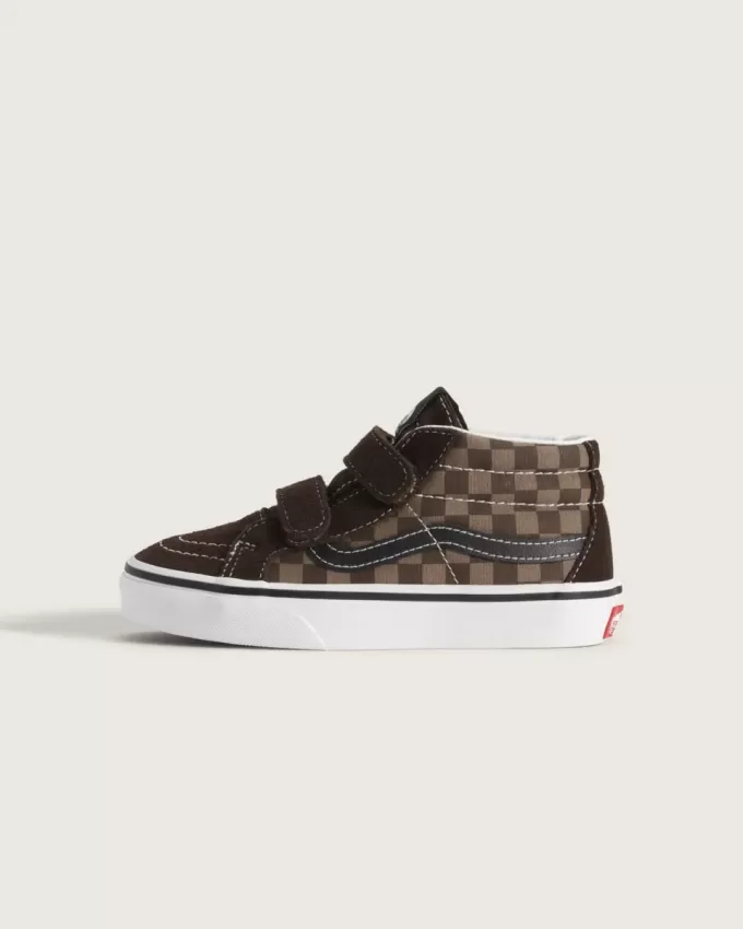 Pantofi Sk8-Mid V Checkerboard pentru copii mici Pantofi Sk8-Mid V Checkerboard pentru copii mici