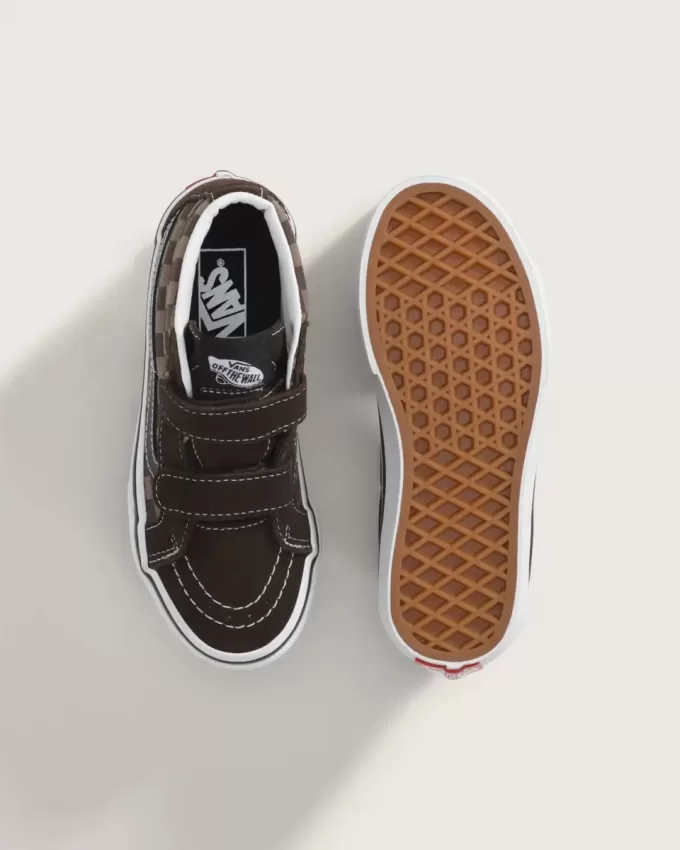 Pantofi Sk8-Mid V Checkerboard pentru copii mici Pantofi Sk8-Mid V Checkerboard pentru copii mici