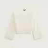 Pulover Crop Crew Mila Open Knit Pulover Crop Crew Mila Open Knit