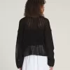 Pulover Crop Crew Mila Open Knit Pulover Crop Crew Mila Open Knit