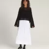 Pulover Crop Crew Mila Open Knit Pulover Crop Crew Mila Open Knit