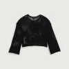 Pulover Crop Crew Mila Open Knit Pulover Crop Crew Mila Open Knit