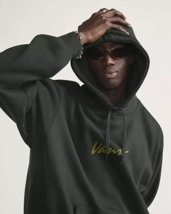 Pulover cu capota Vans cu scenariu Pulover cu capota Vans cu scenariu