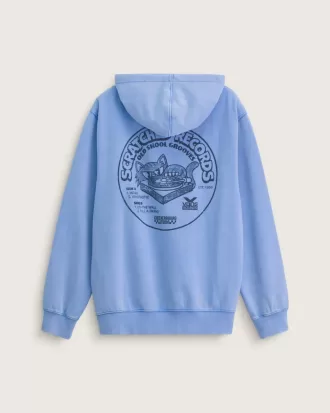 Scratched Records Pulover Hoodie