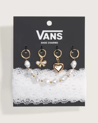 Set de farmec pentru pantofi din perle și dantelă Vans