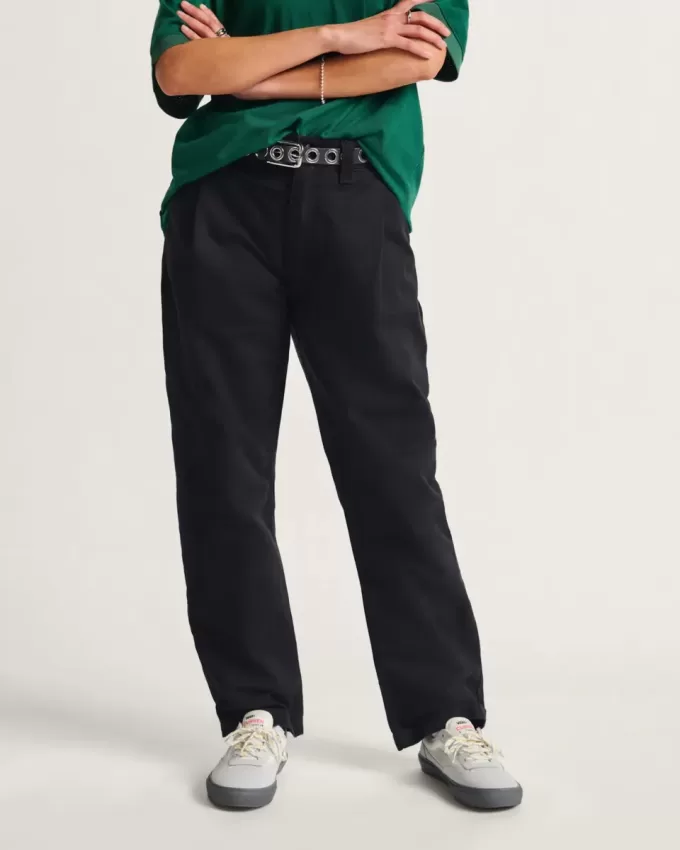 Skate Pantaloni pliați largi Skate Pantaloni pliați largi