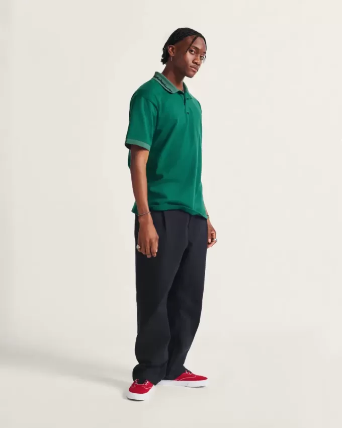 Skate Pantaloni pliați largi Skate Pantaloni pliați largi