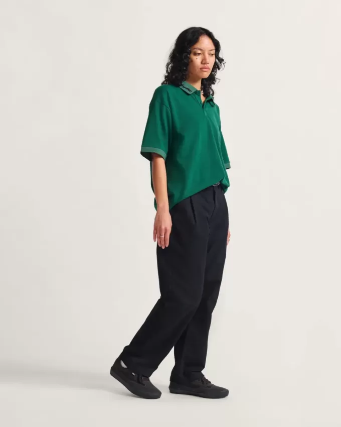 Skate Pantaloni pliați largi Skate Pantaloni pliați largi