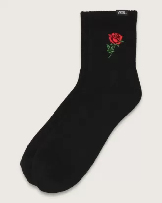 Sosete Single Rose Half Crew