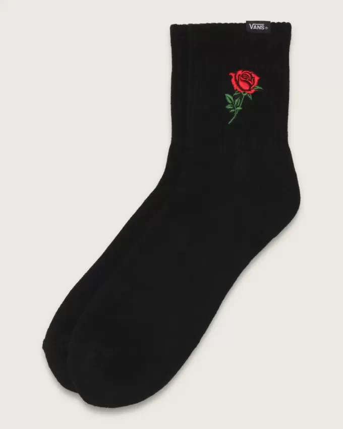 Sosete Single Rose Half Crew